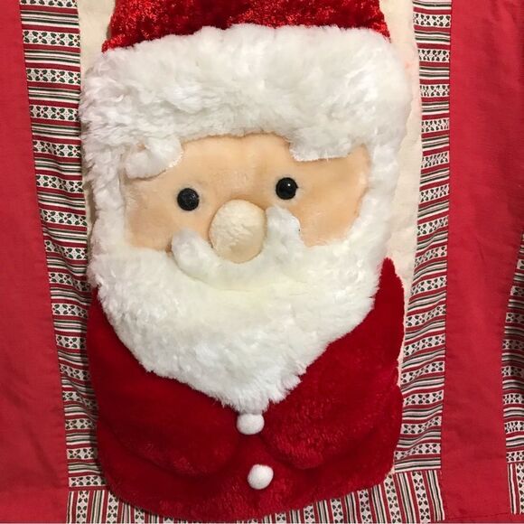 Vintage Santa Claus Christmas Quilted Blanket - Picture 2 of 16